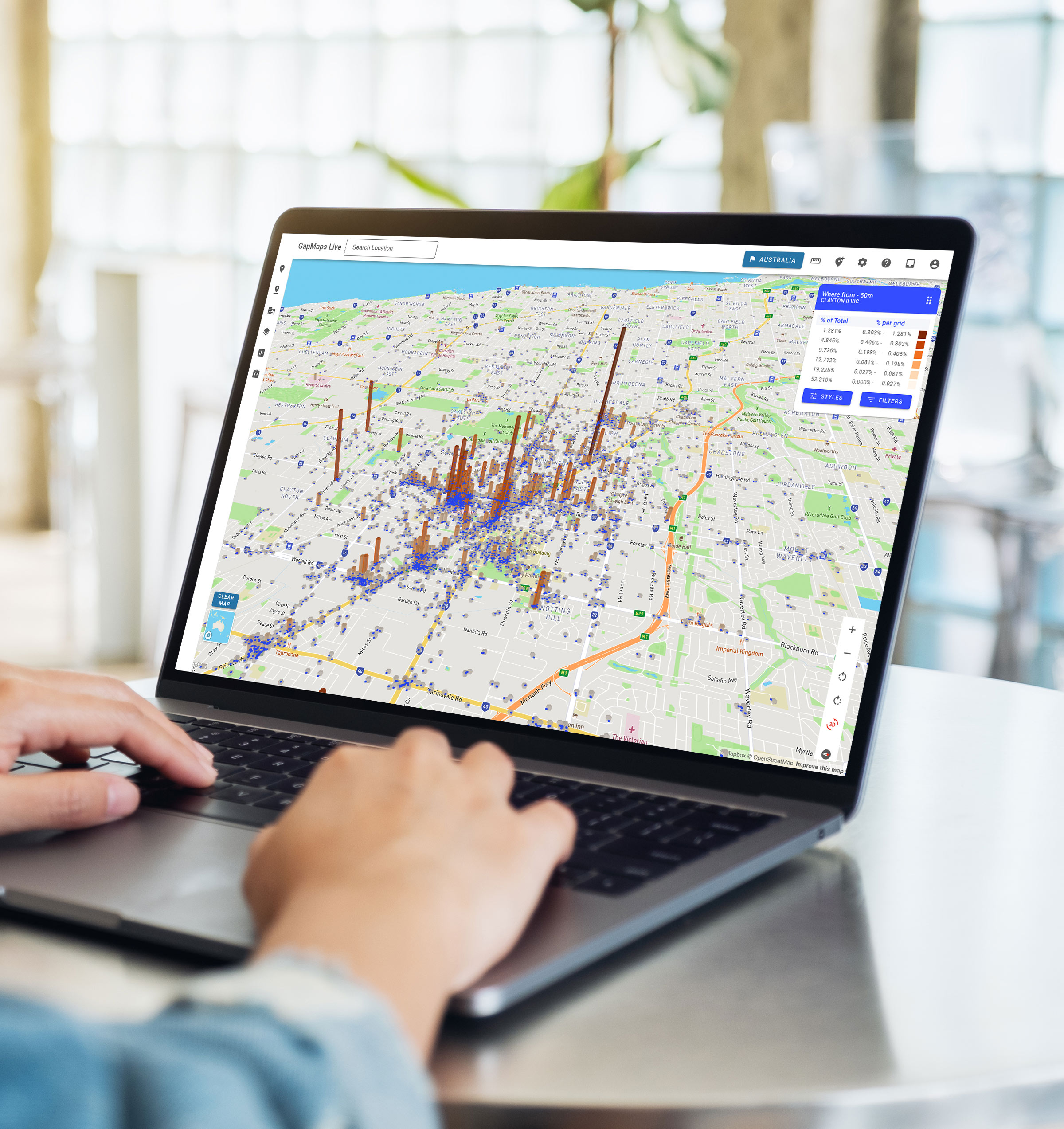 Assess, analyse and compare locations for business success with location intelligence software