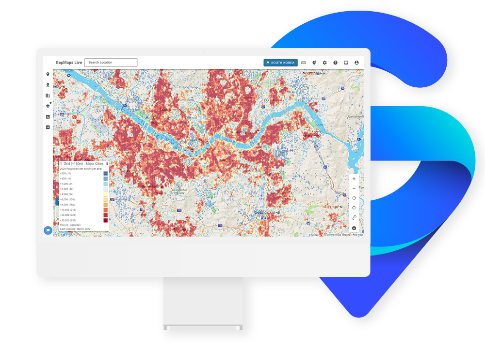 GapMaps, a cloud-based mapping software specialist helping organisations with network strategies and location intelligence planning