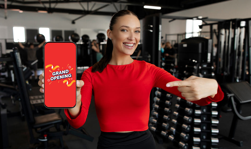 Grand opening campaigns visual